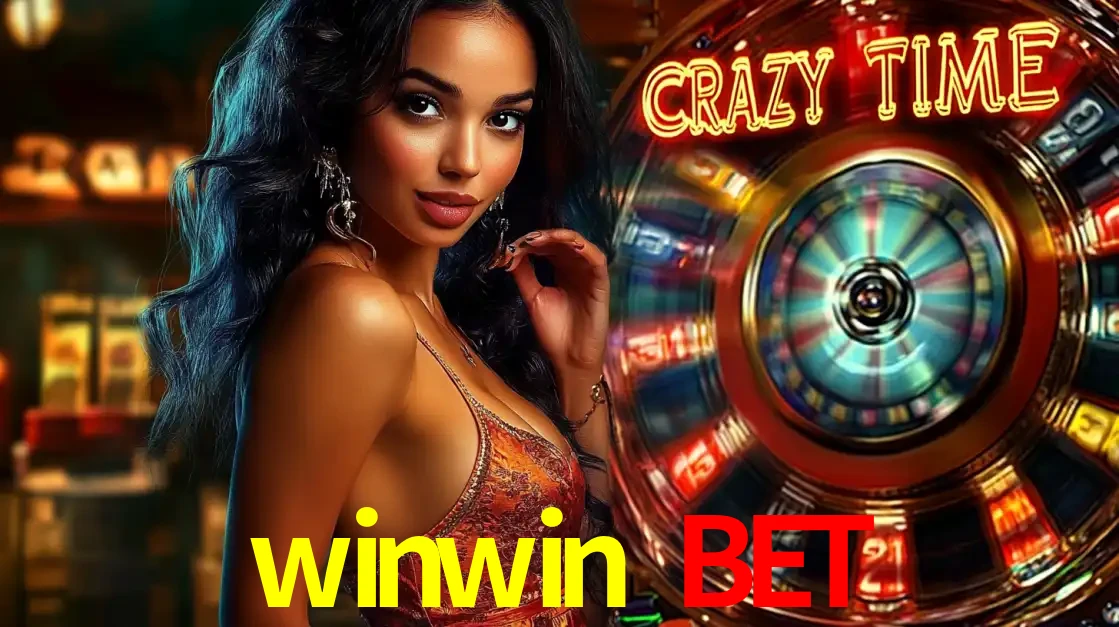Mulher elegante ao lado da vibrante roda da fortuna do jogo de cassino ao vivo Crazy Time, um dos game shows mais populares e cheios de prêmios do winwin bet.
